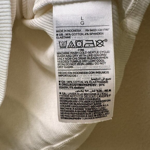 Old Navy Women's Plush Ribbed Short Sleeve Scoop Neck T-Shirt Size Large - Picture 6 of 7